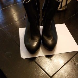 Black Zip Up Booties